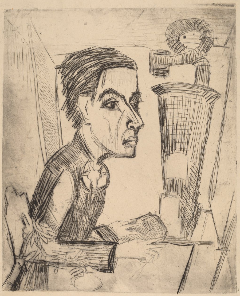 A festő alkotó: Ernst Ludwig Kirchner