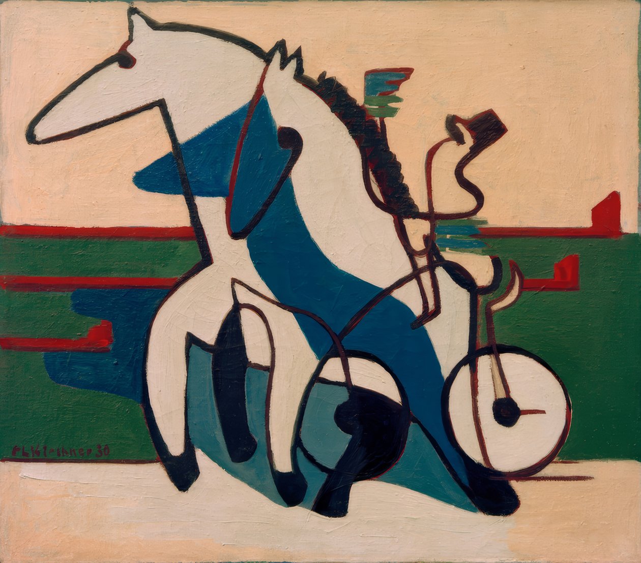 Ügető csapat alkotó: Ernst Ludwig Kirchner