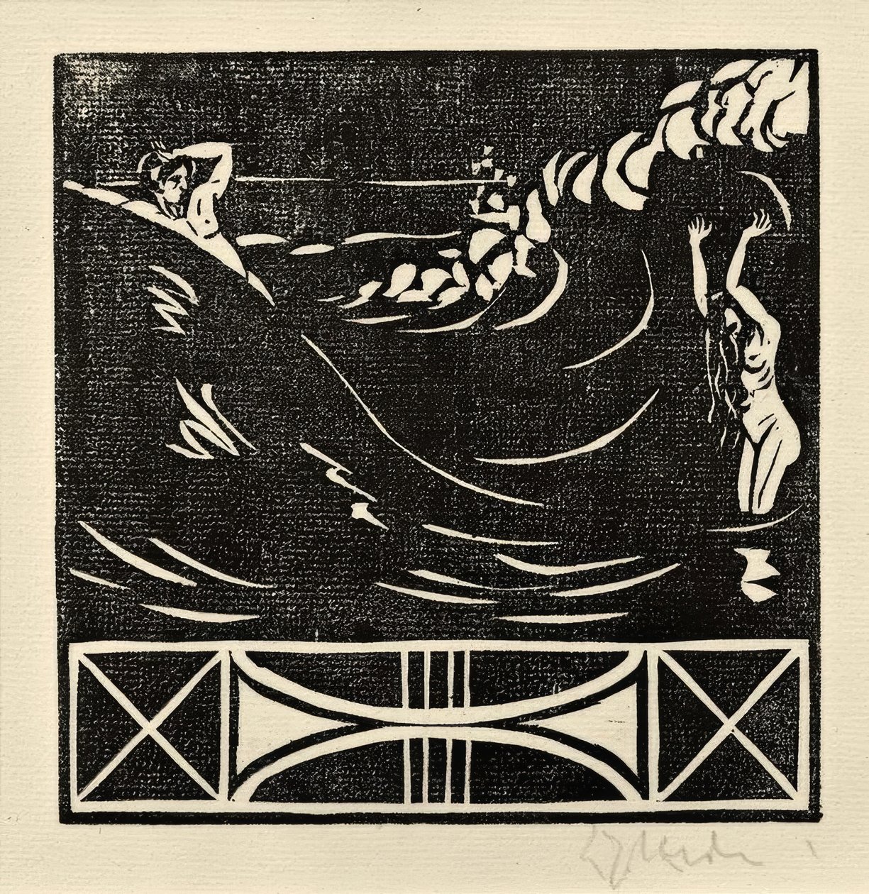 elválasztás alkotó: Ernst Ludwig Kirchner