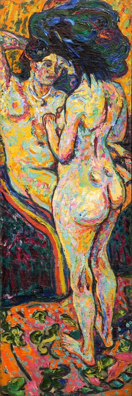 Két akt [előlap] alkotó: Ernst Ludwig Kirchner