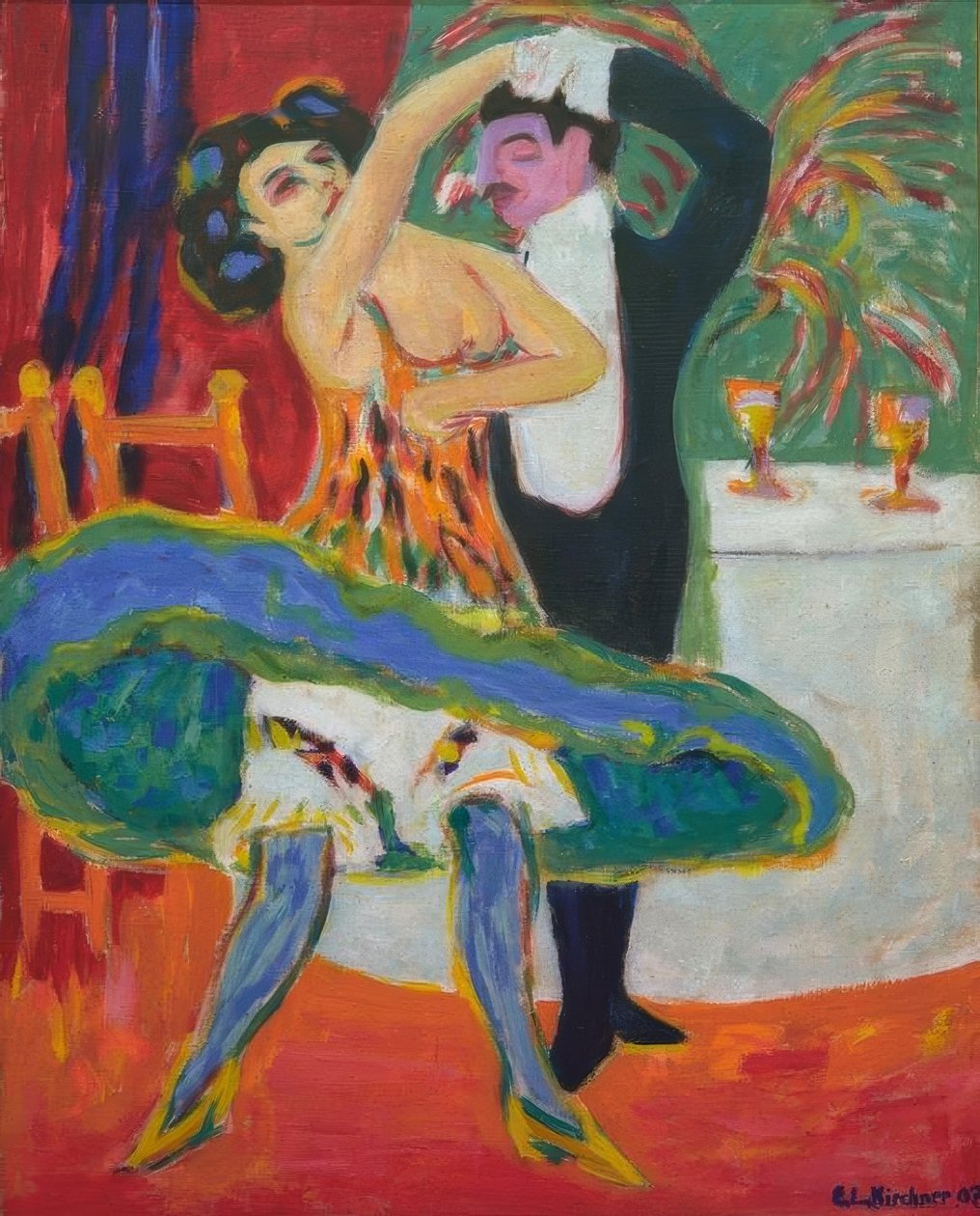 Variety (angol táncospár) alkotó: Ernst Ludwig Kirchner