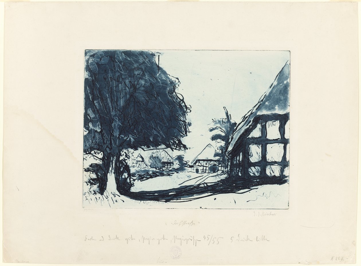 Falu utca alkotó: Ernst Ludwig Kirchner
