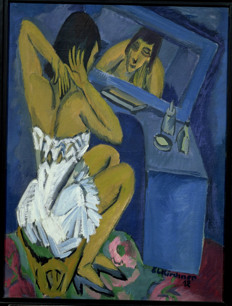 Nő a tükör előtt alkotó: Ernst Ludwig Kirchner