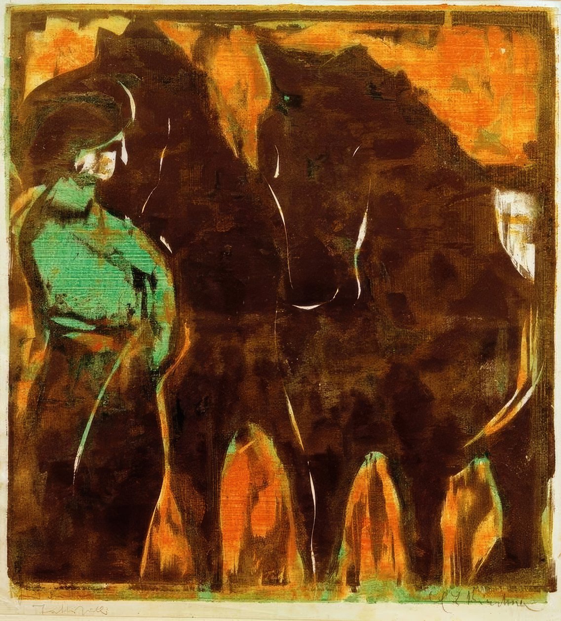 Cirkuszkép alkotó: Ernst Ludwig Kirchner