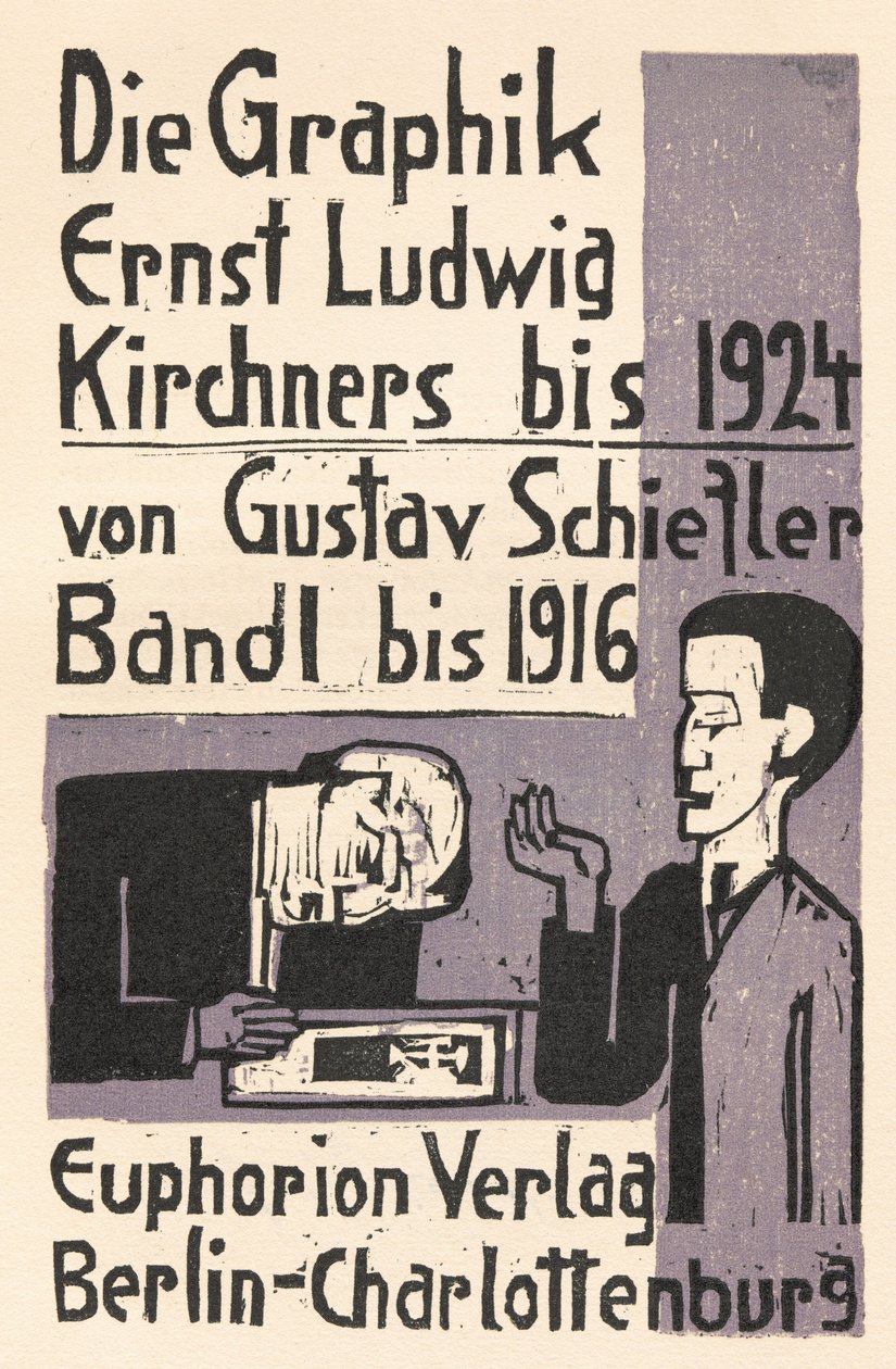 Ernst Ludwig Kirchner grafikája 1924-ig, Gustav Schiefler 1. kötet 1916-ig alkotó: Ernst Ludwig Kirchner and Gustav Schiefler