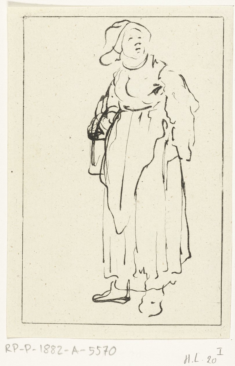álló gazda felesége alkotó: Ernst Willem Jan Bagelaar