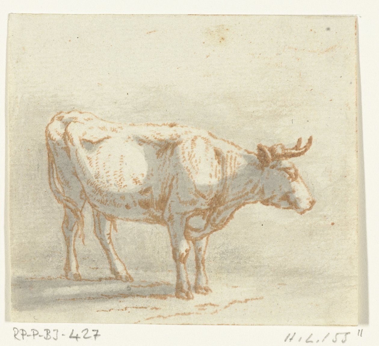 A Bika áll, jobbra néz alkotó: Ernst Willem Jan Bagelaar