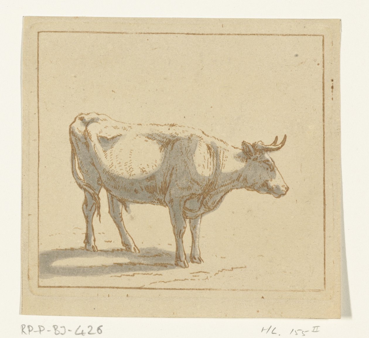 A Bika áll, jobbra néz alkotó: Ernst Willem Jan Bagelaar