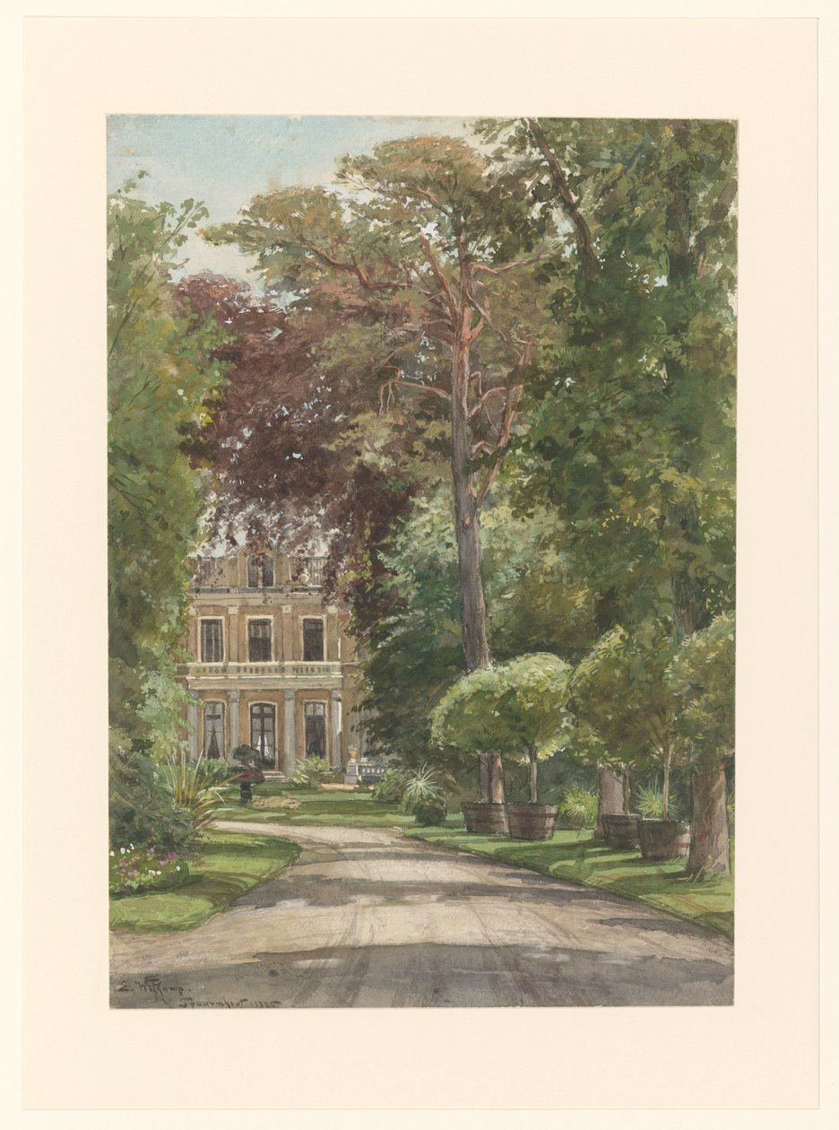 A külső Spaarnhout alkotó: Ernst Witkamp (signed by artist)