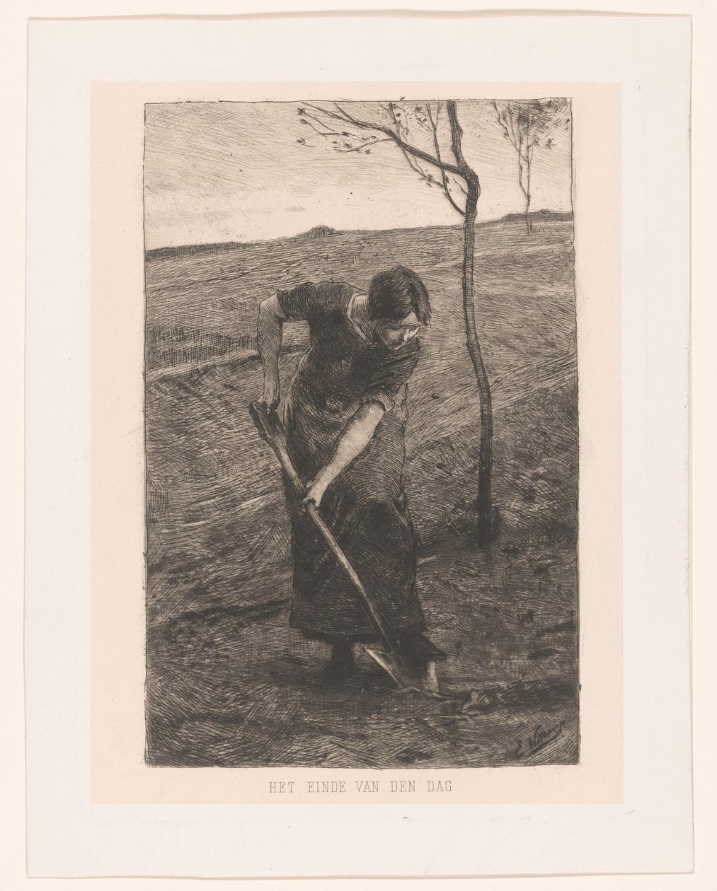 kreatív nő A nap vége (cím a tárgyon) alkotó: Ernst Witkamp