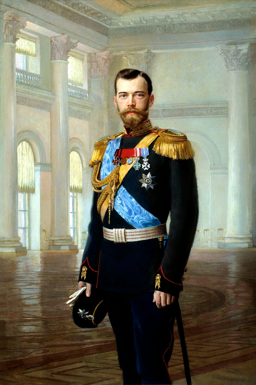 Miklós császár portréja, 1900 alkotó: Ernst von Liphart