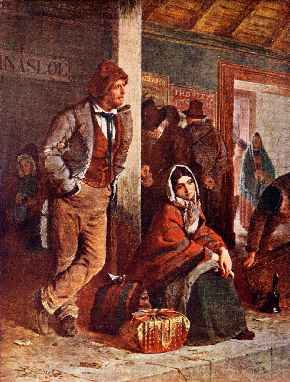 Az emigránsok – Erskine Nicol festményéből alkotó: Erskine Nicol