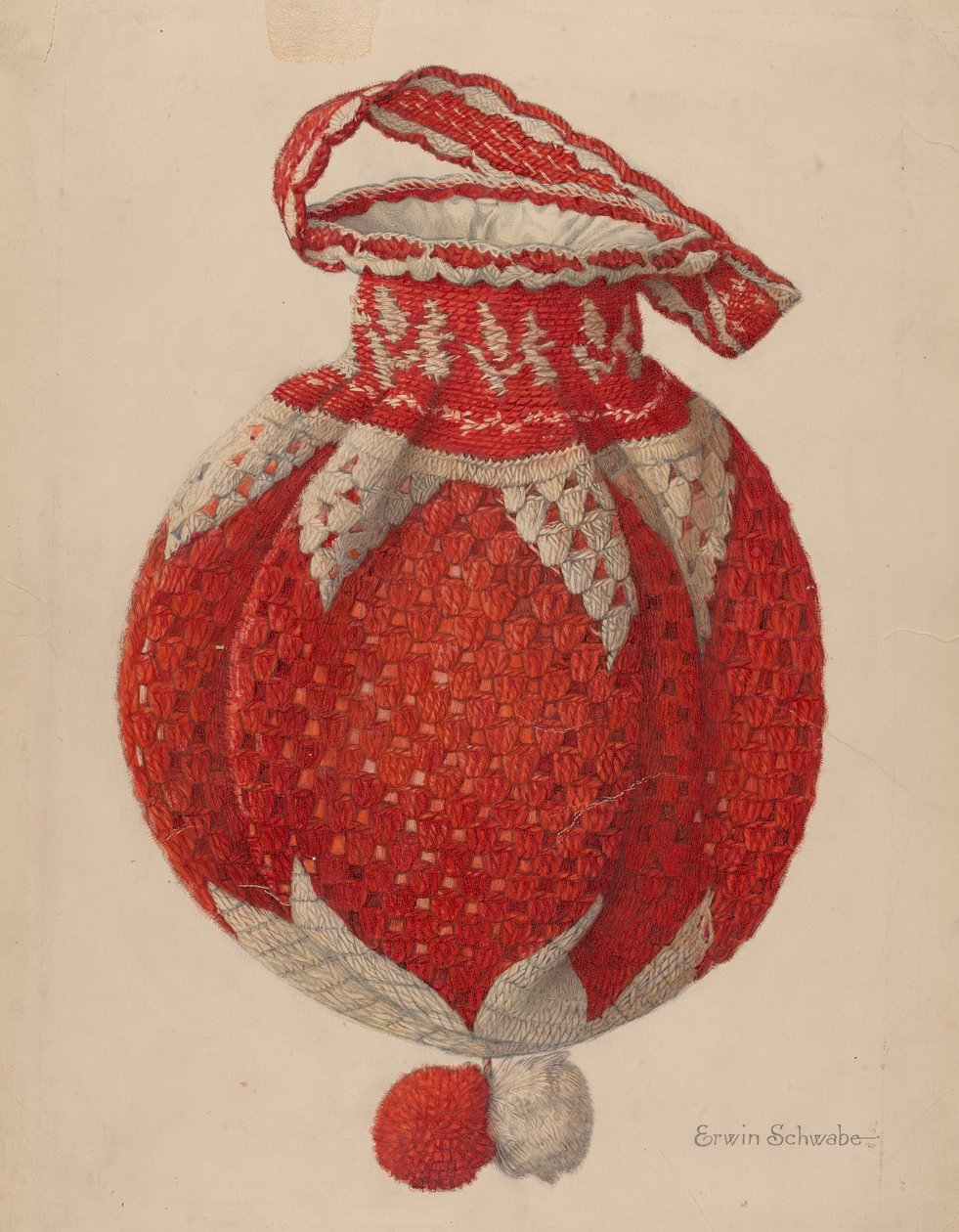 Horgolt kézitáska alkotó: Erwin Schwabe