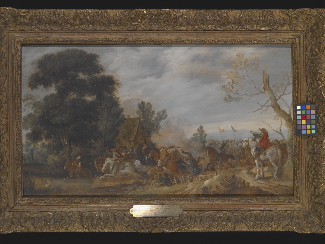 A csetepaté (olaj a fára) alkotó: Esaias I van de Velde