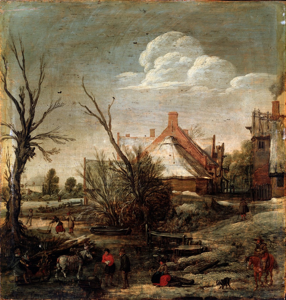 Tél, 17. század alkotó: Esaias van de Velde