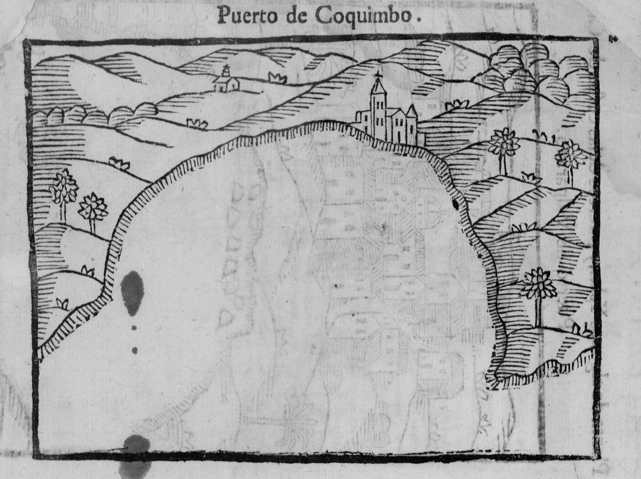 Coquimbo kikötője alkotó: España Fondo Antiguo de la Biblioteca