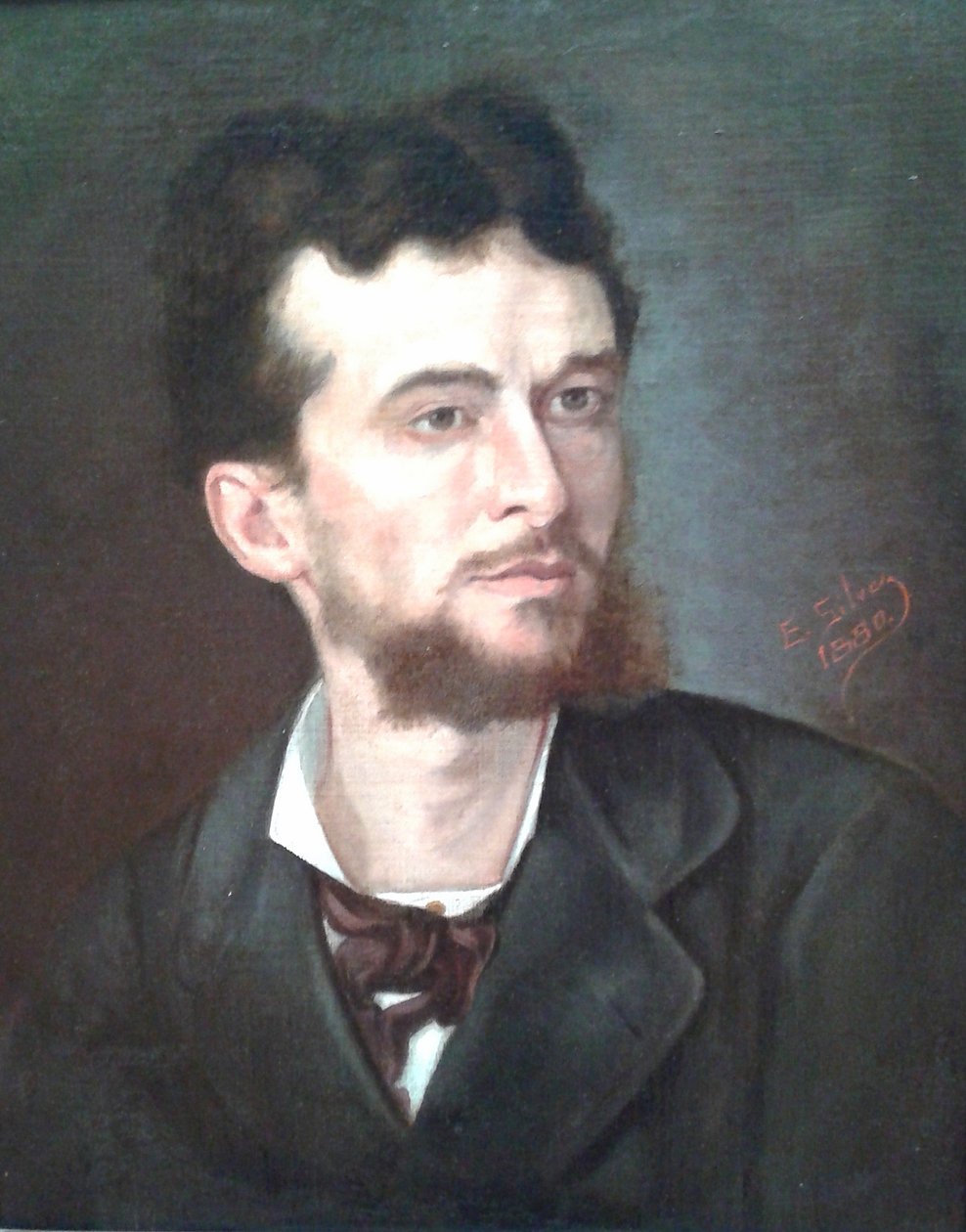 Giovanni Battista Castagneto festő arcképe alkotó: Estevão Silva