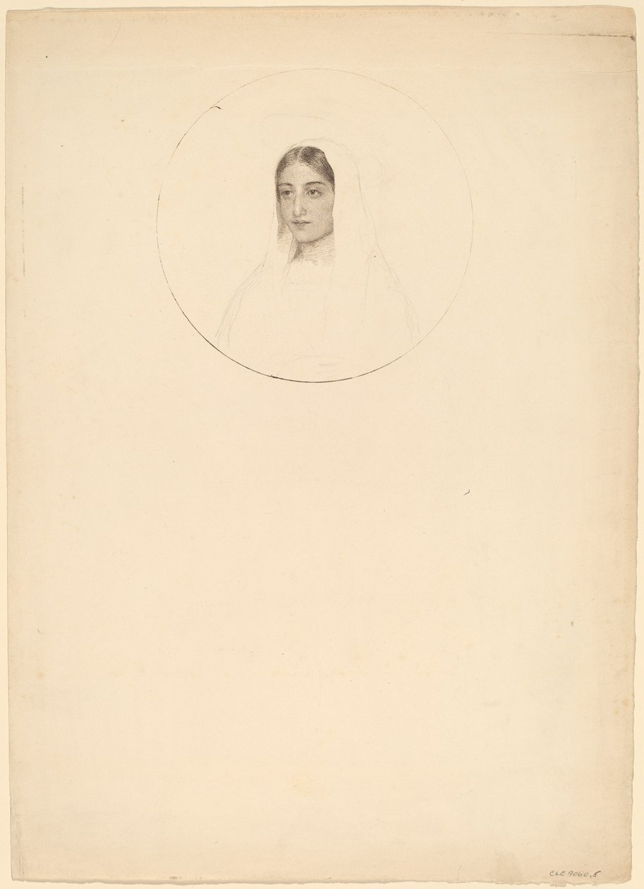 Fiatal nő feje alkotó: Esther Frances Alexander
