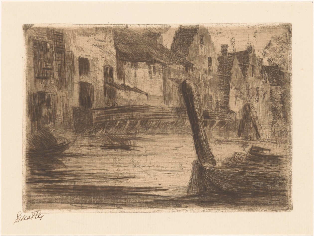 Dordrecht (eredeti cím a tárgyon) alkotó: Etha Fles (signed by artist)