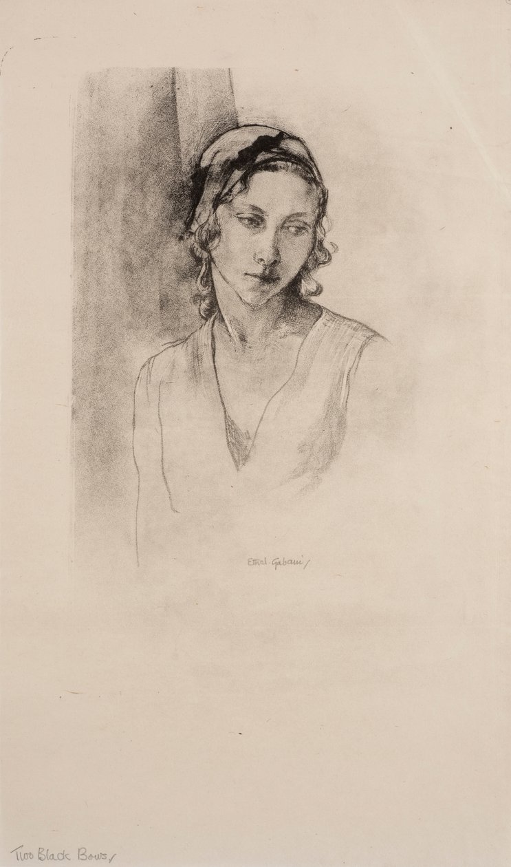 Két fekete íj alkotó: Ethel Gabain