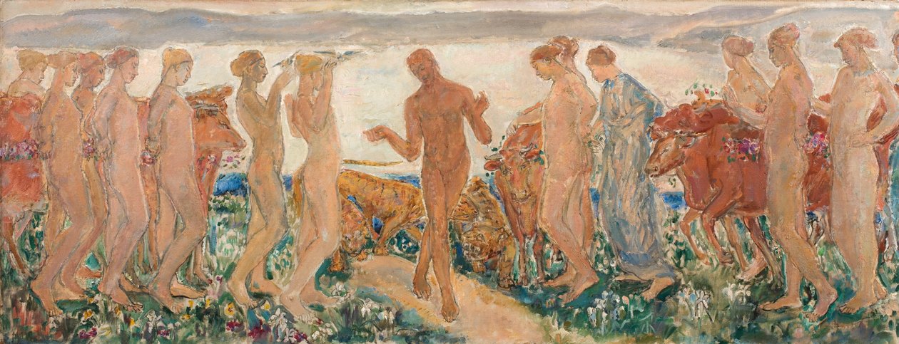 A faun eljövetele alkotó: Ethel Walker
