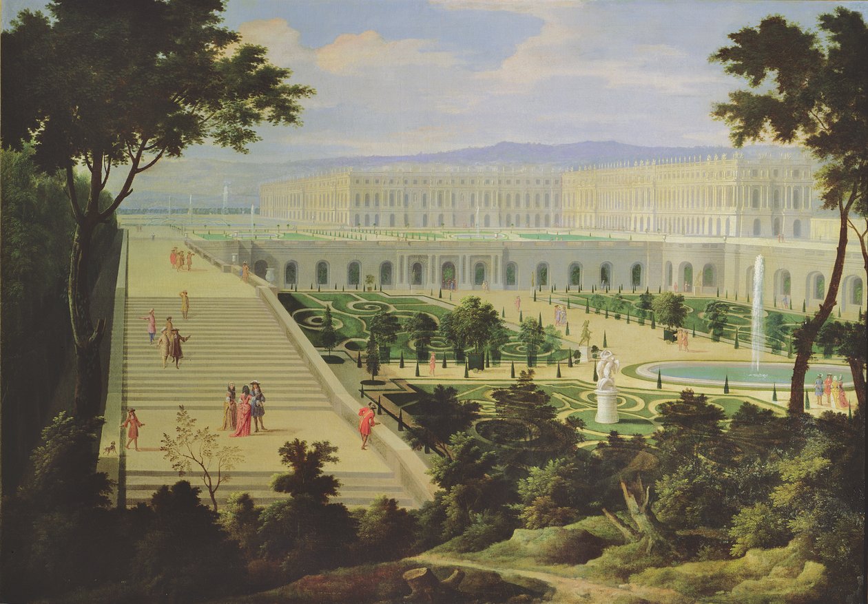 Az Orangerie a Versailles-i kastélyban alkotó: Etienne Allegrain
