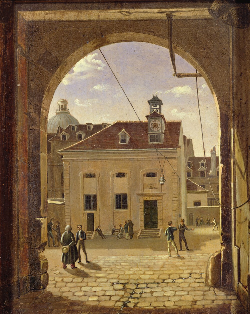 Sainte-Barbe intézmény, Rue de Reims, 1824-ben alkotó: Etienne Bouhot