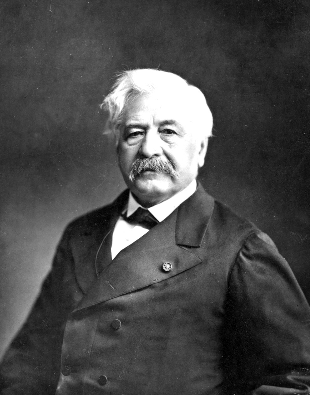 Vicomte Ferdinand Lesseps, a Galerie Contemporaine-ból, 1877 (bw photo) alkotó: Etienne Carjat