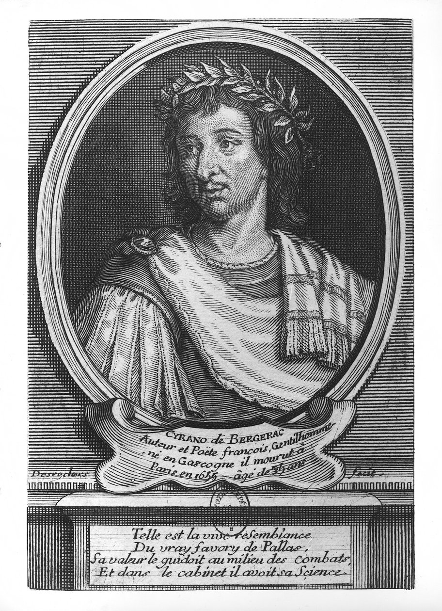 Savinien portréja, Cyrano de Bergerac alkotó: Etienne Jehandier Desrochers