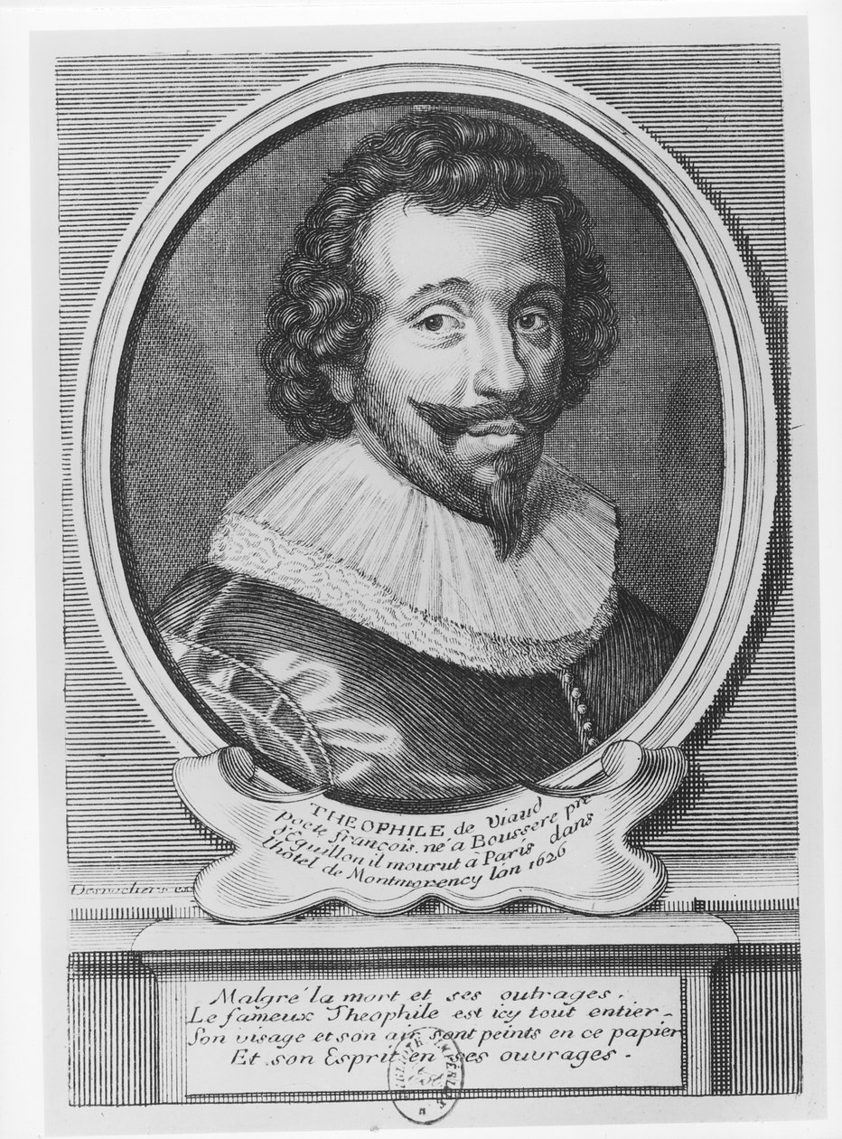 Theophile de Viau (1590-1626) portréja alkotó: Etienne Jehandier Desrochers