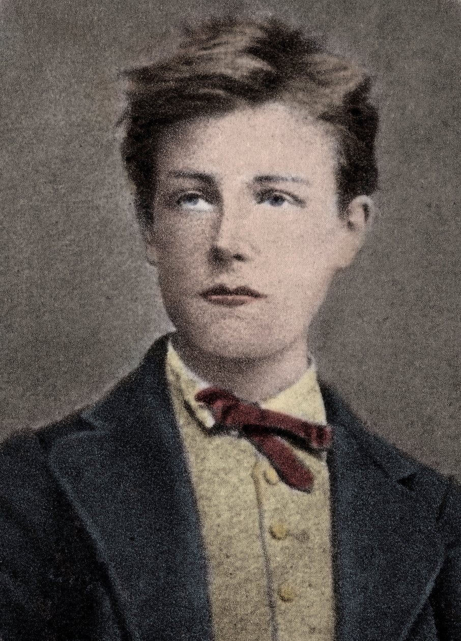 Arthur Rimbaud, francia költő és kalandor – Arthur Rimbaud (1859-1891) portréja 17 éves. Fotó: Carjat. alkotó: Etienne (after) Carjat