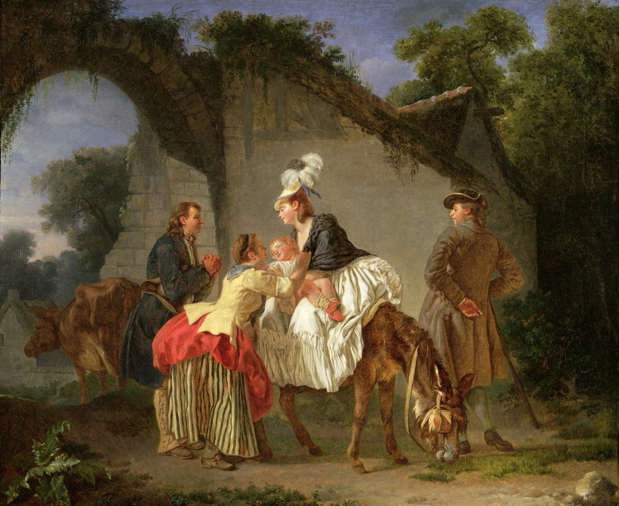 Búcsú az ápolónőtől, 1776-77 alkotó: Etienne Aubry