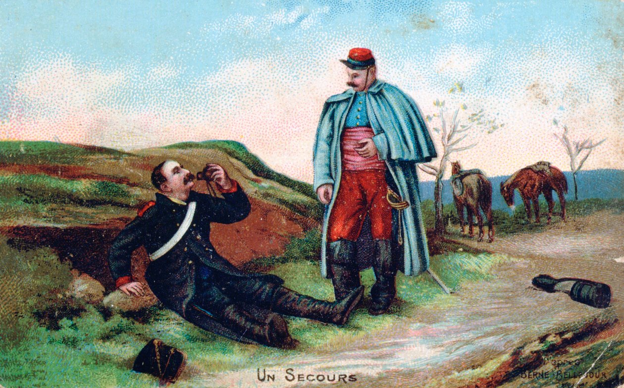 Elsősegélynyújtás, 1914-1918 alkotó: Etienne Berne Bellecour