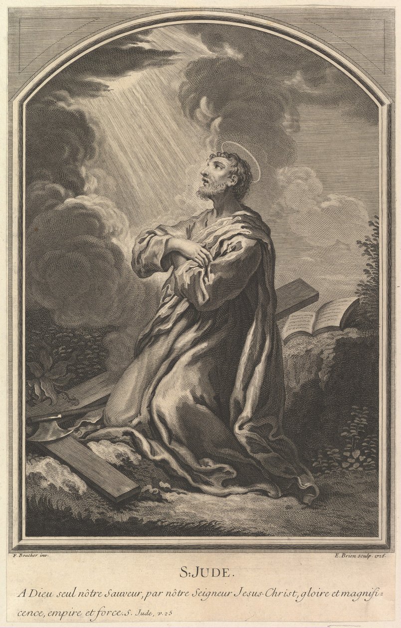 Szent Júdás, 1726. alkotó: Etienne Brion
