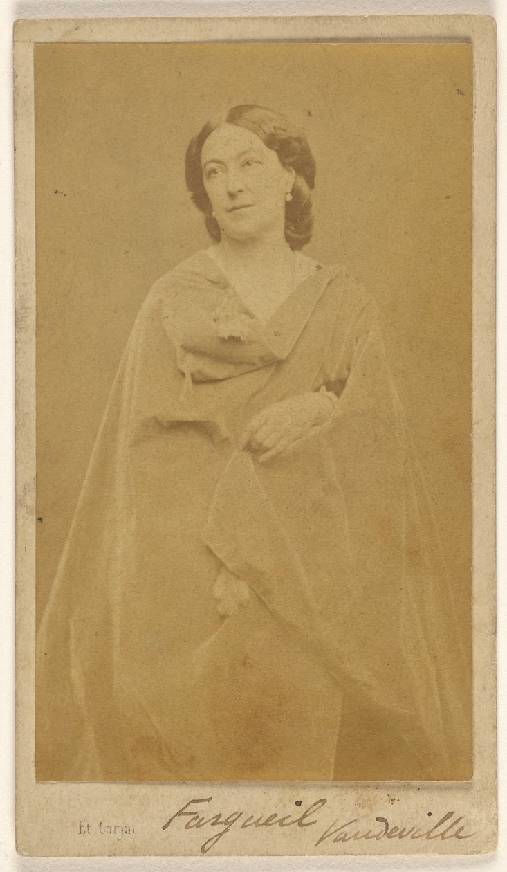 Anais Fargueil, Vaudeville alkotó: Etienne Carjat
