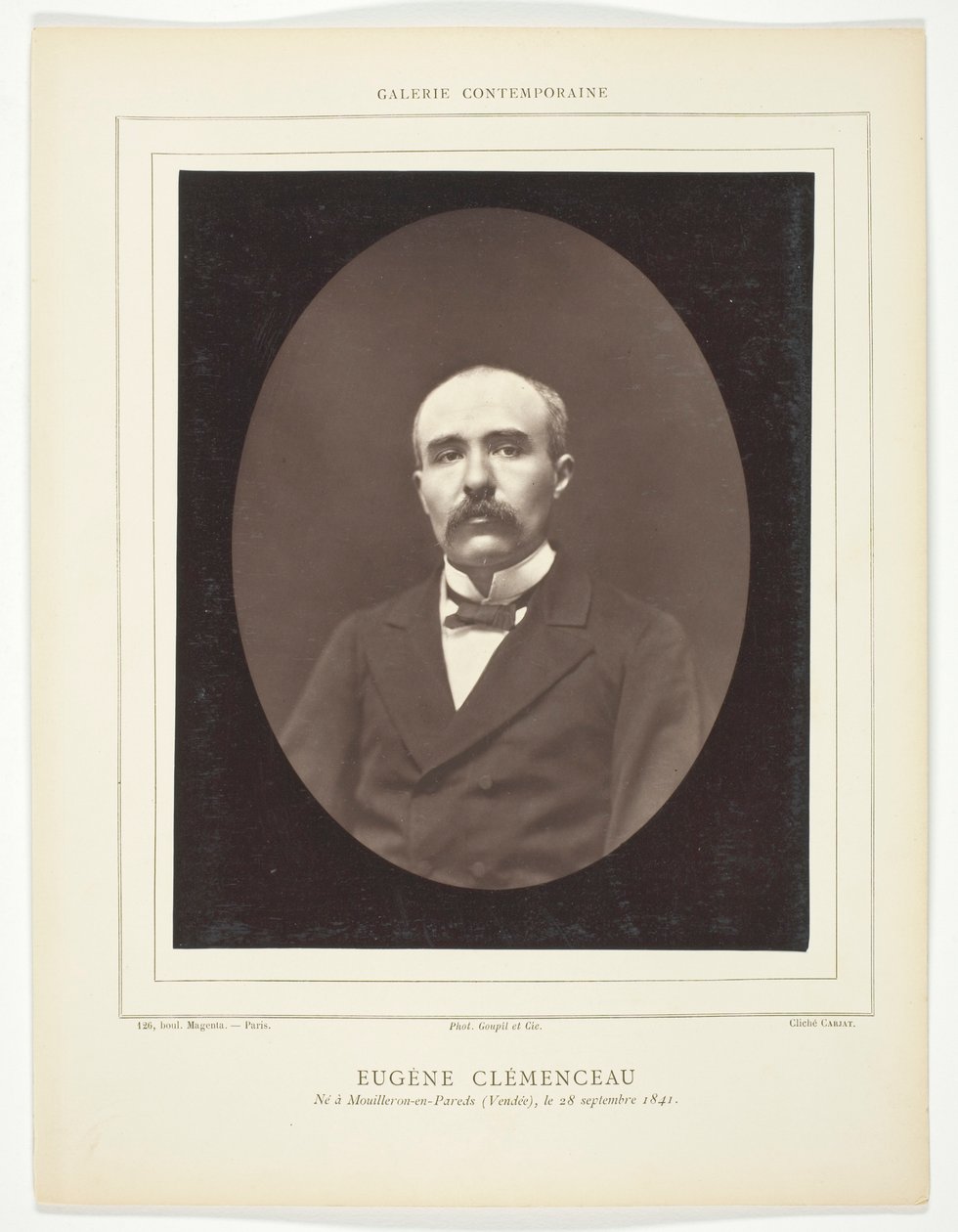 Eugène Clémenceau alkotó: Etienne Carjat