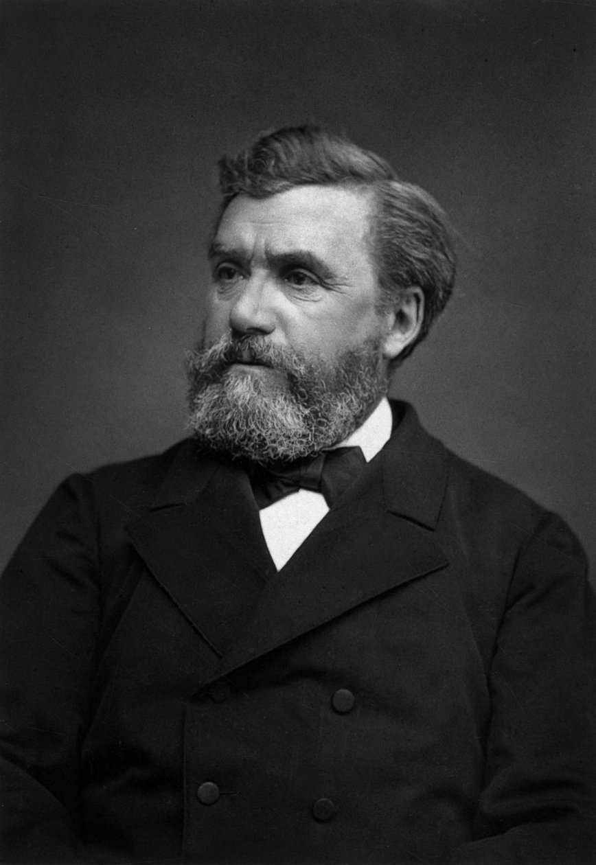 Eugene Lavieille (1820-1889) francia festő, fotó: Carjat alkotó: Etienne Carjat