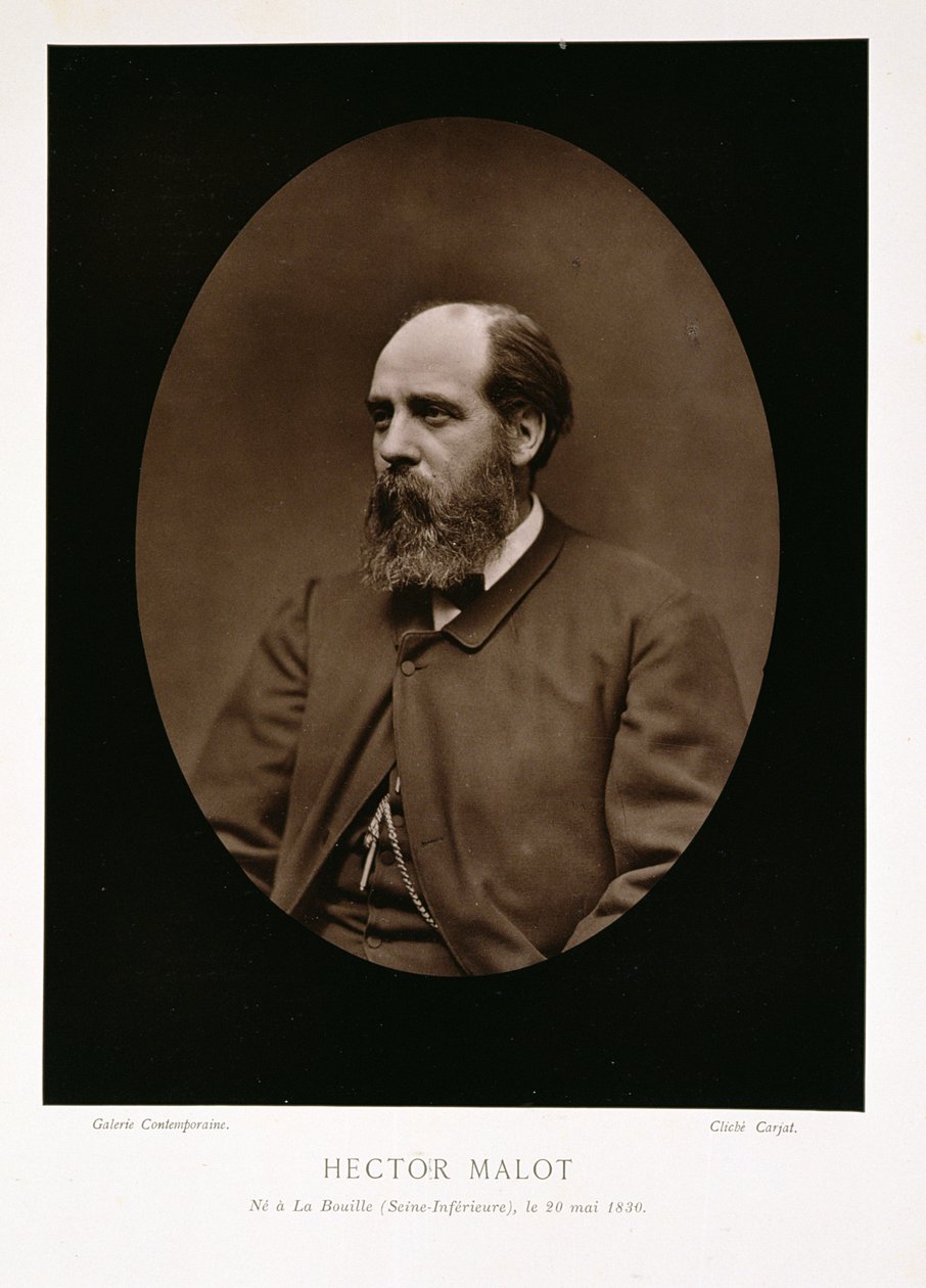 Hector Malot (1830-1907), a Galerie Contemporaine-ból, 1874-78 körül alkotó: Etienne Carjat