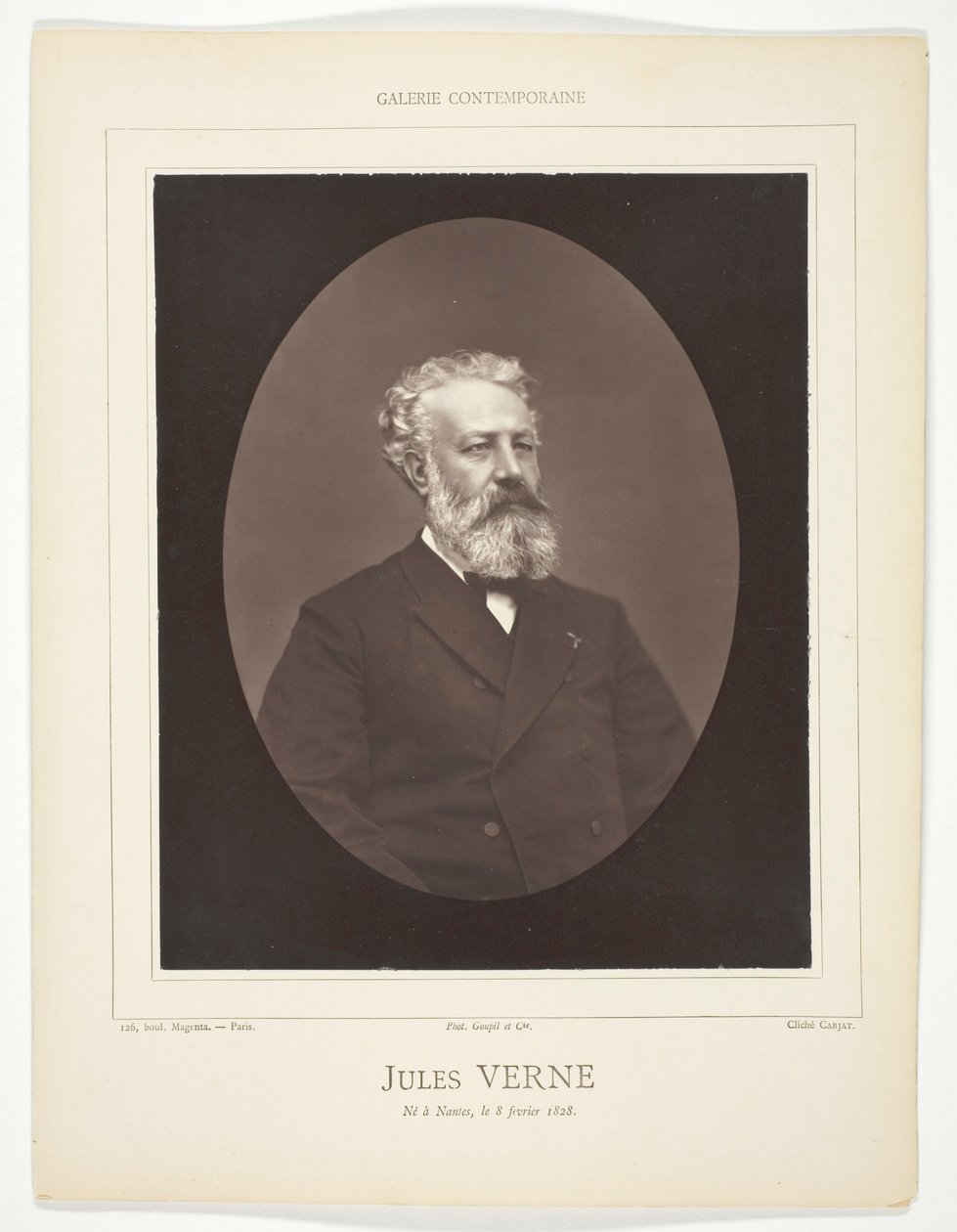 Jules Verne alkotó: Etienne Carjat