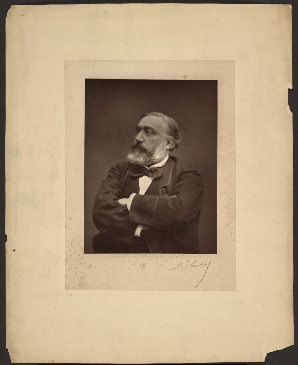 Léon Gambetta alkotó: Etienne Carjat