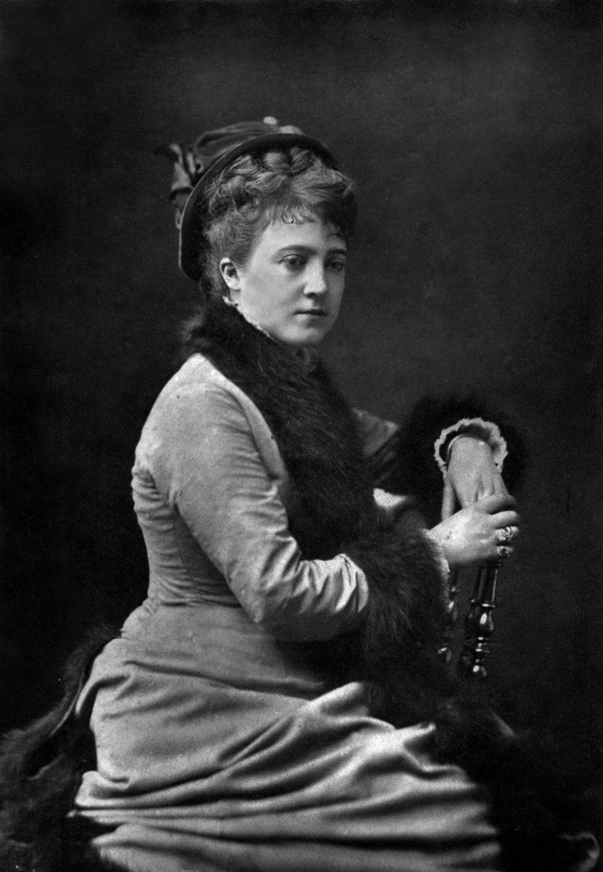 Marguerite Lecointe alias Marguerite Donve francia színésznő alkotó: Etienne Carjat