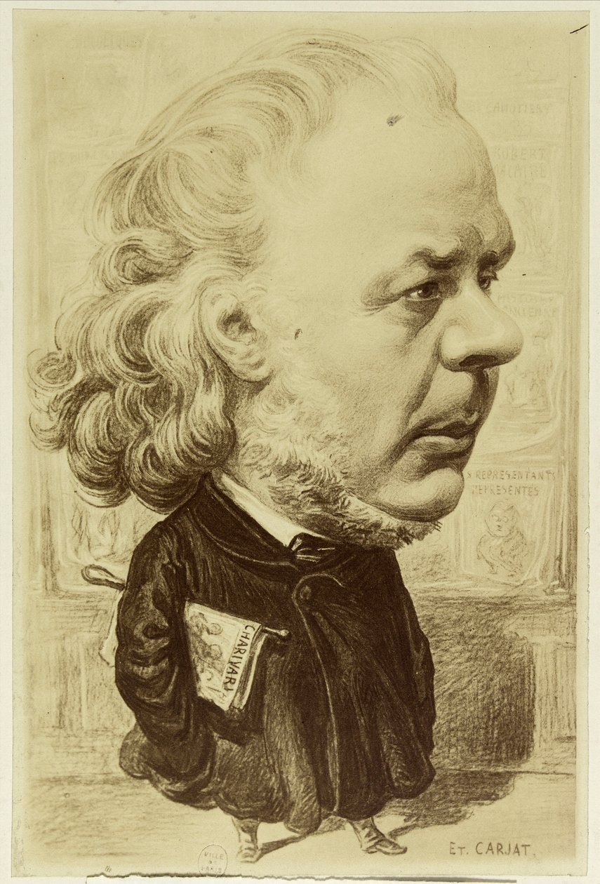 Daumier portréja alkotó: Etienne Carjat