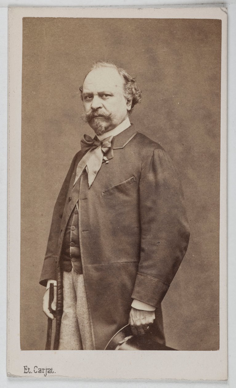 Giuseppe Palizzi (1813-1887) olasz festő portréja. alkotó: Etienne Carjat