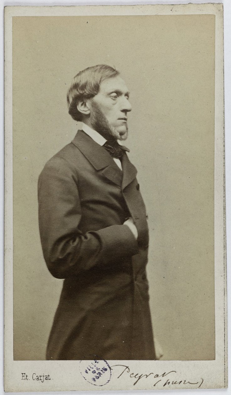 Peyrat Alphonse portréja, (1812 - 1890), (publicista, politikus) alkotó: Etienne Carjat