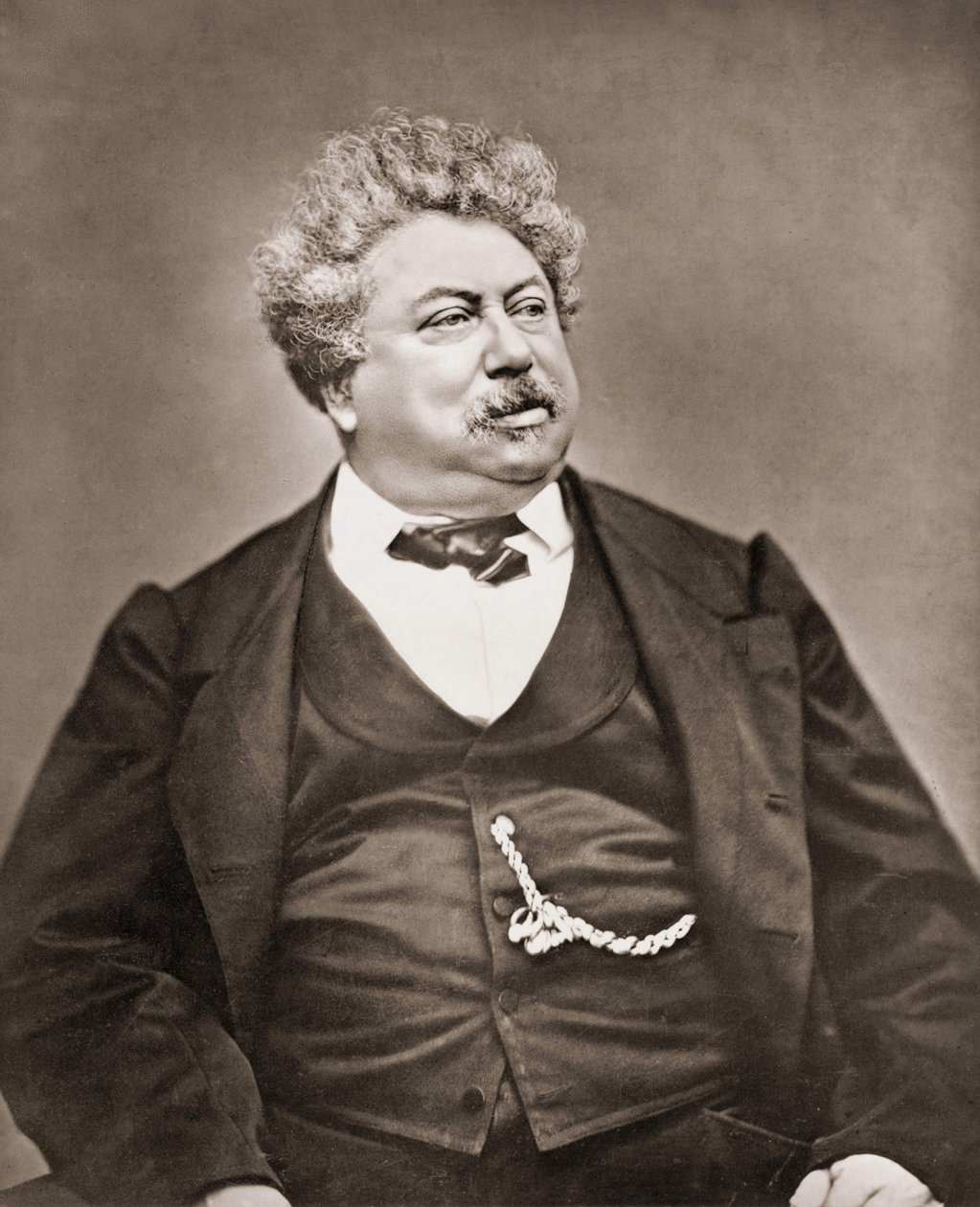 Carjat Alexandre Dumas atya portréja. alkotó: Etienne Carjat