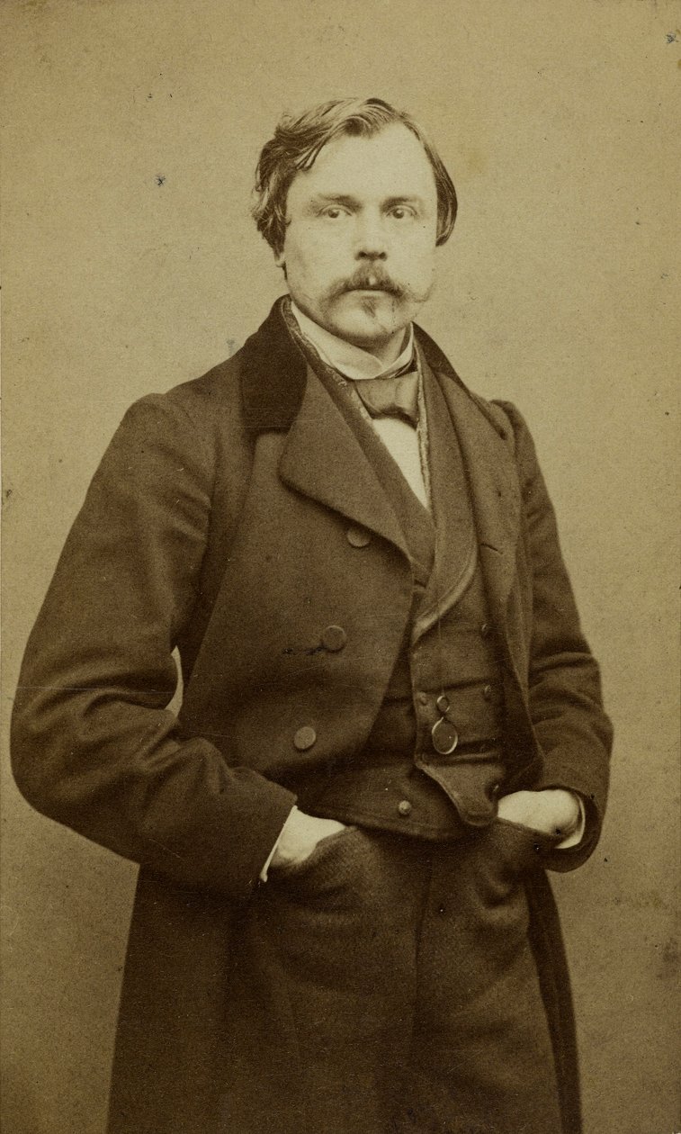 Edmond Huot de Goncourt portréja 1822-1896. alkotó: Etienne Carjat