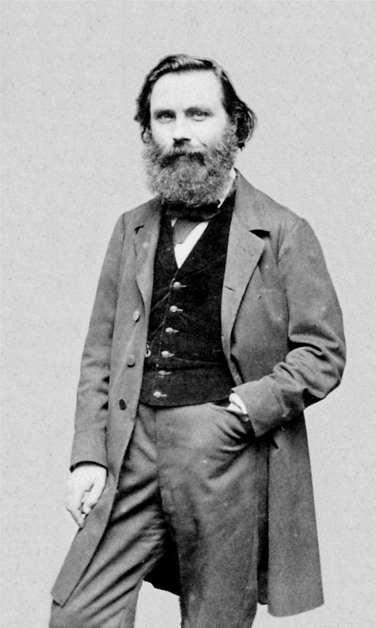 Eugène Garcin (1830-1909) francia író és újságíró portréja. alkotó: Etienne Carjat