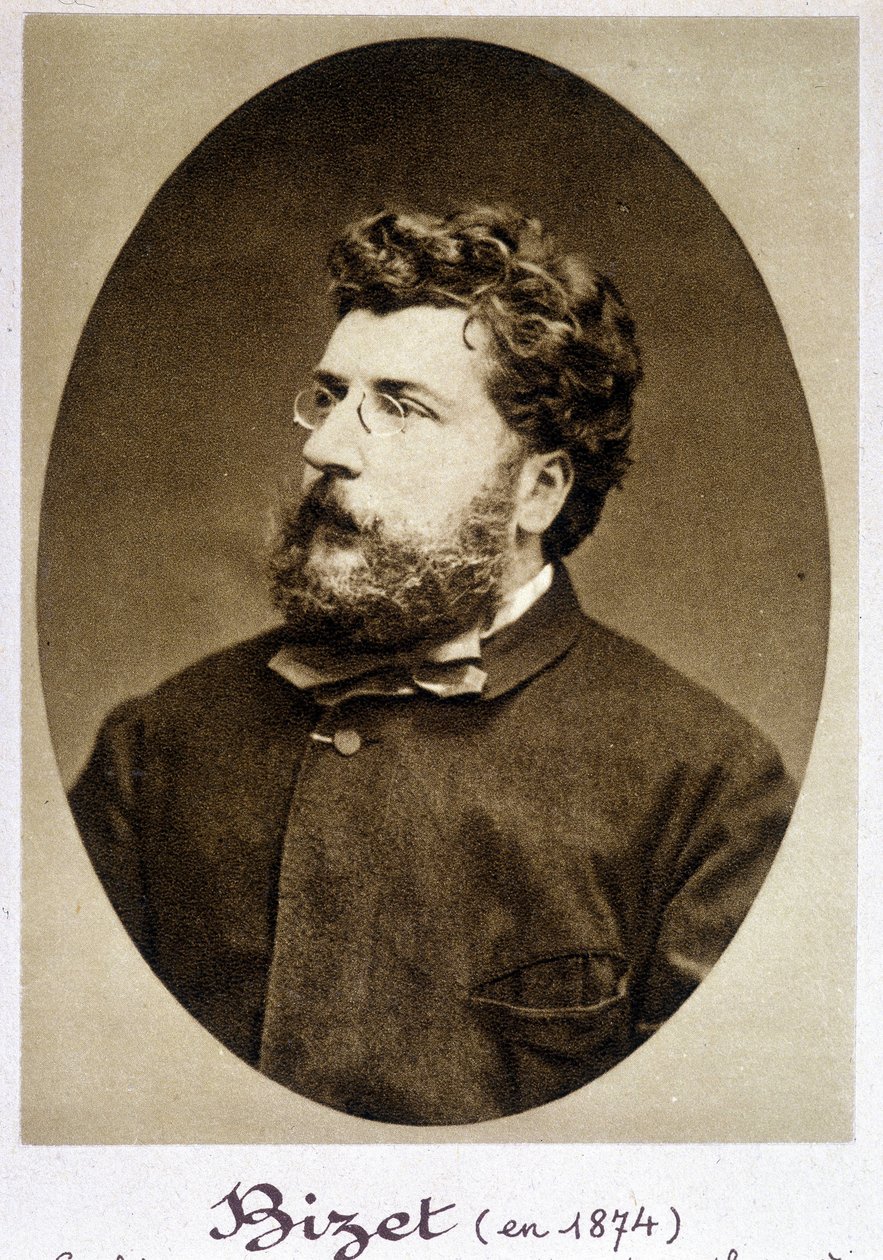 Georges Bizet (1838-1875) portréja 1874-ben. alkotó: Etienne Carjat