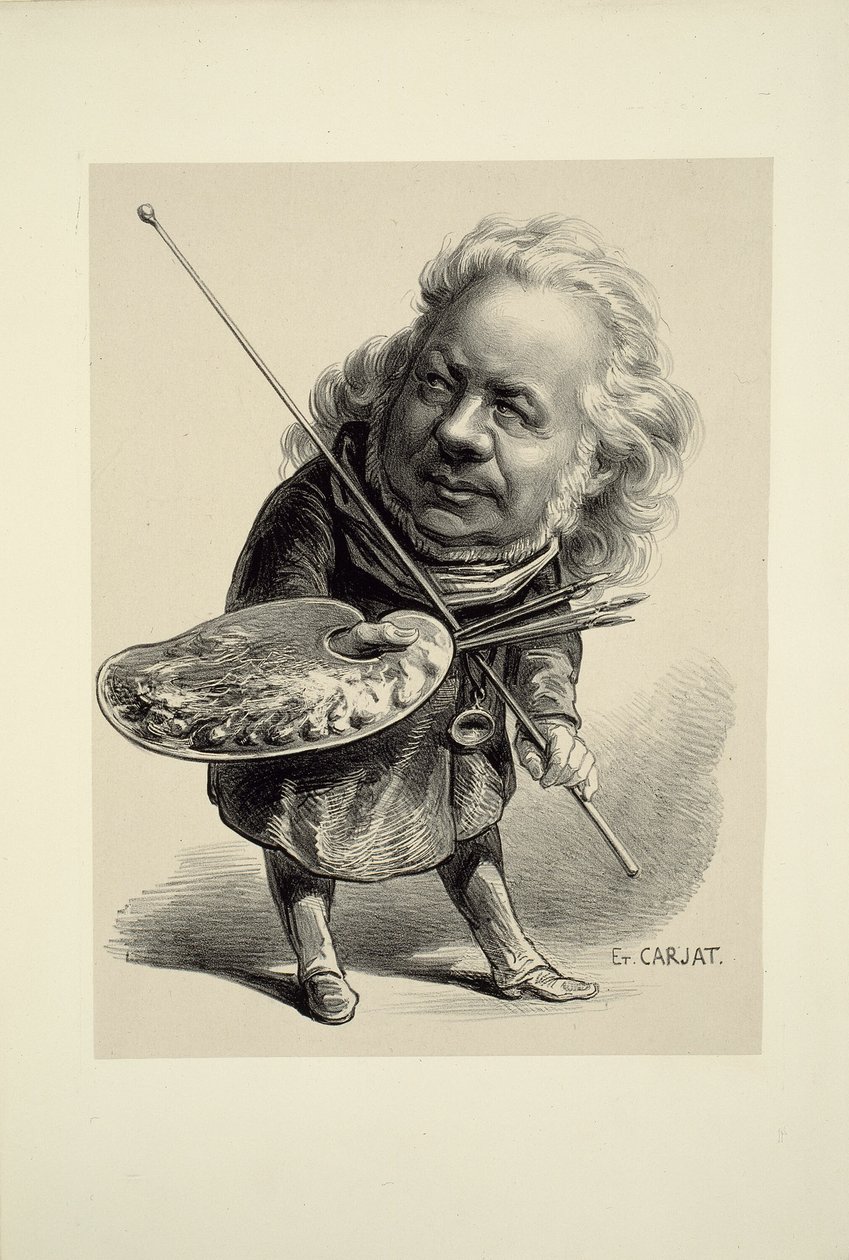 Honoré Daumier portréja alkotó: Etienne Carjat