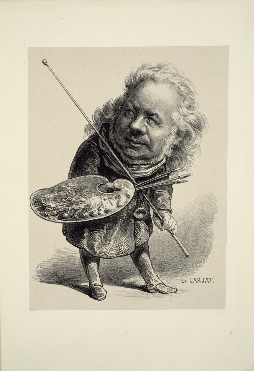 Honoré Daumier portréja alkotó: Etienne Carjat